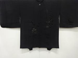 菊に花模様模様　刺繍　絵羽織